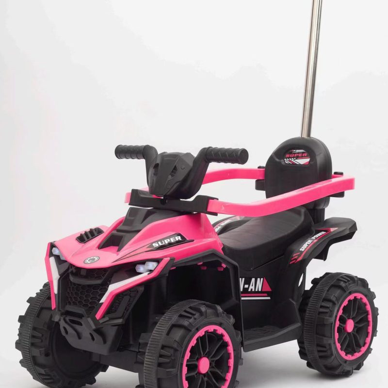 Kvad sa ručkom roze